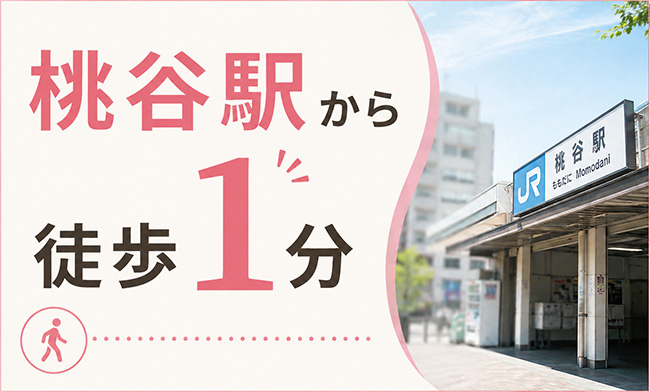 桃谷駅から徒歩1分